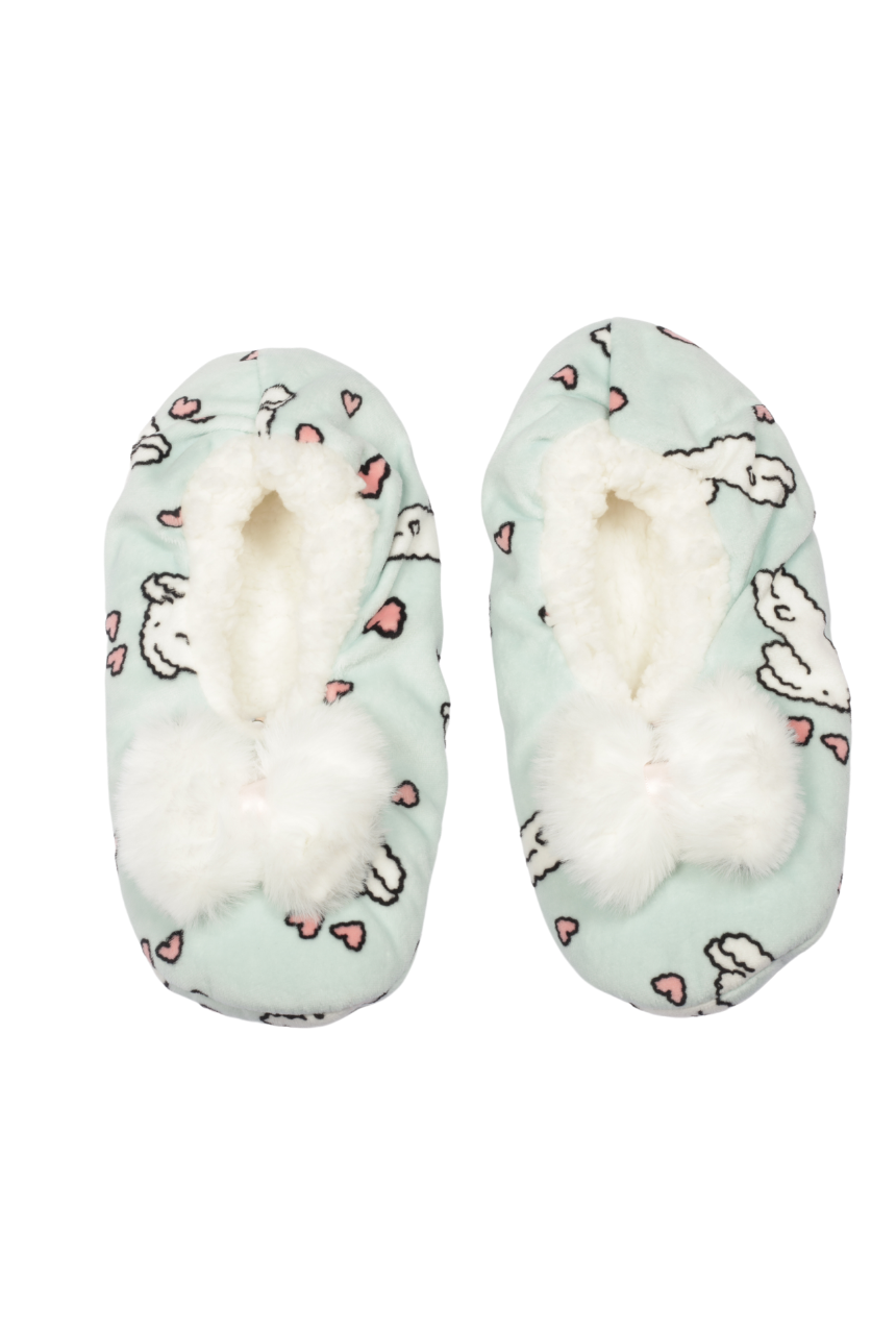 Set de pantuflas conejo nube