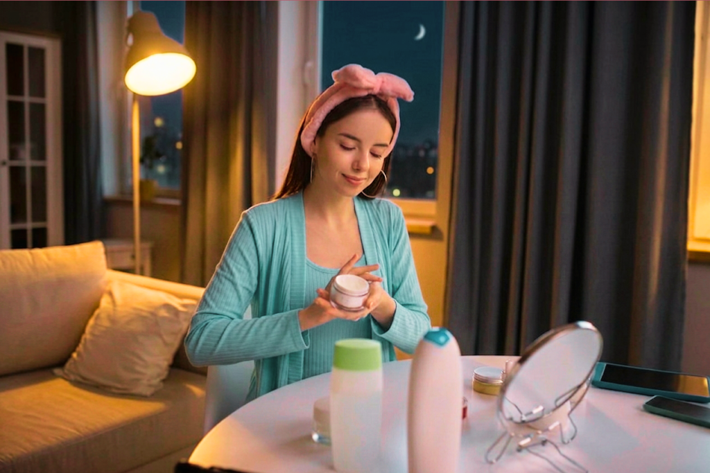 Tu rutina nocturna, pero más HOT: del skincare a la pijama perfecta