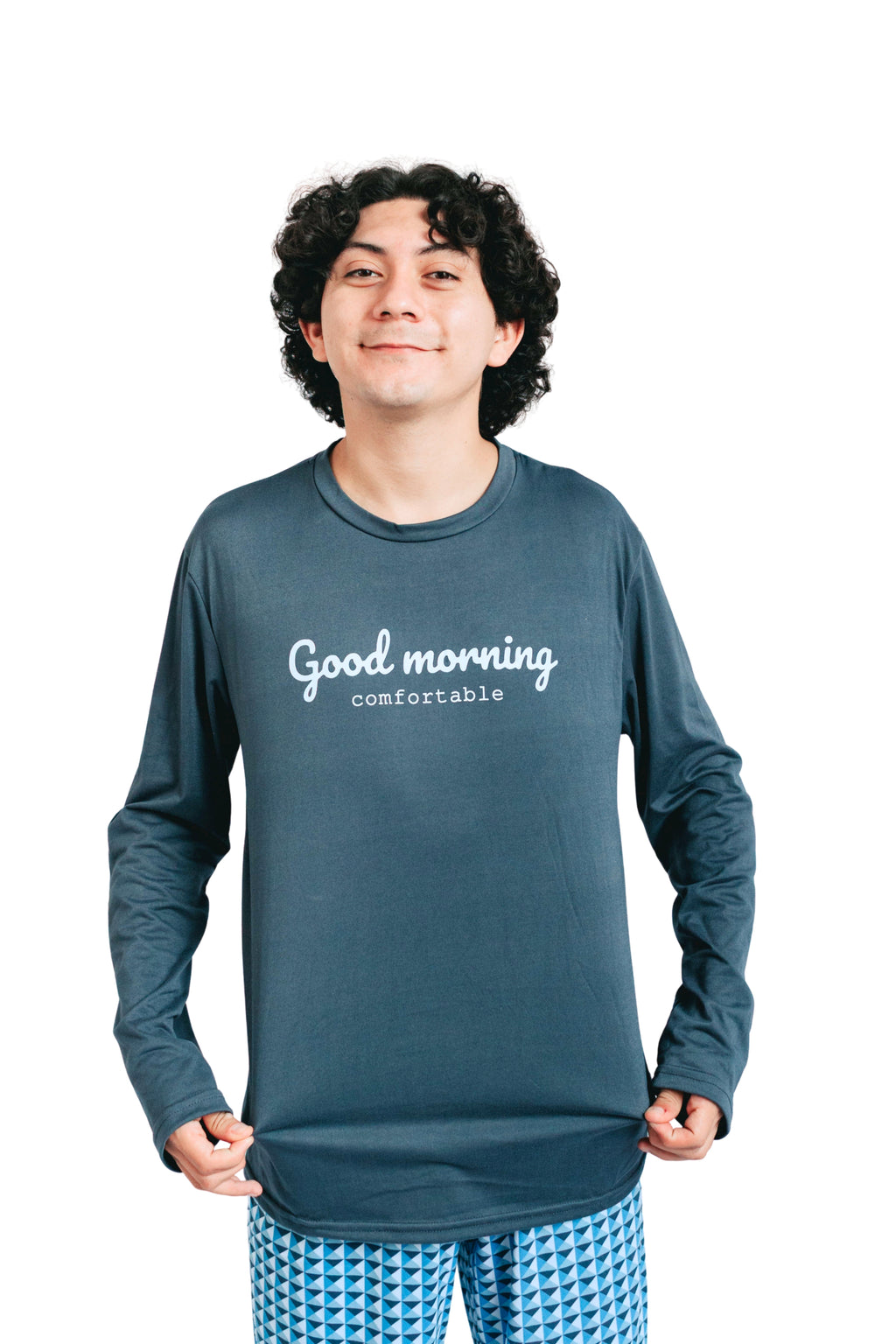 Pijama caballero pantalón cuadros Good morning