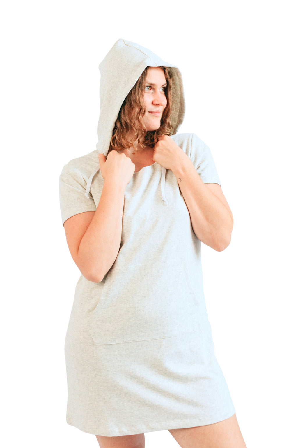 Vestido deportivo corto gris