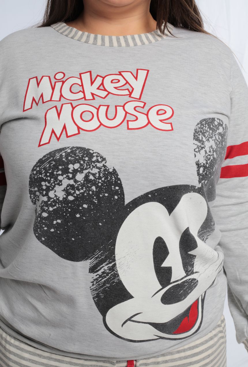 Pijama pantalón con sudadera deporitva de Mickey Mouse