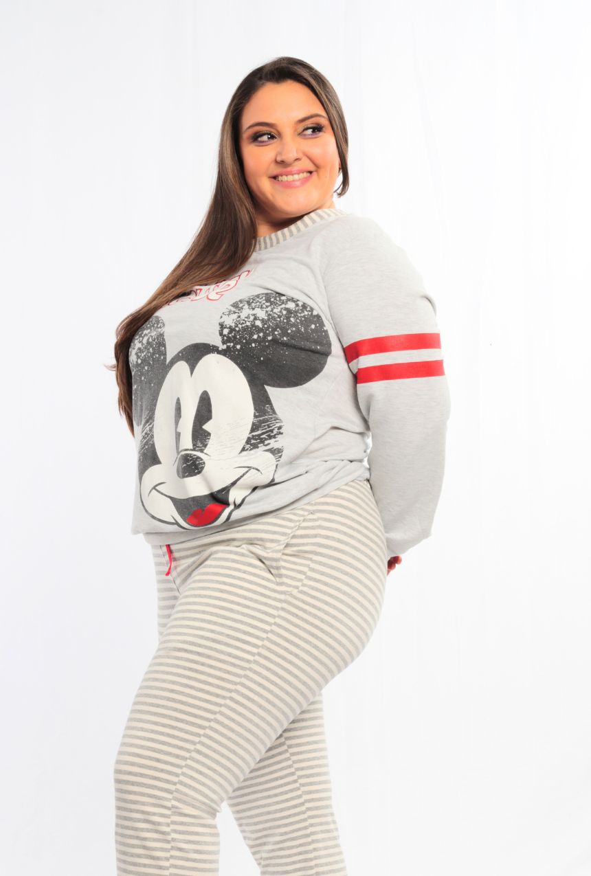 Pijama pantalón con sudadera deporitva de Mickey Mouse