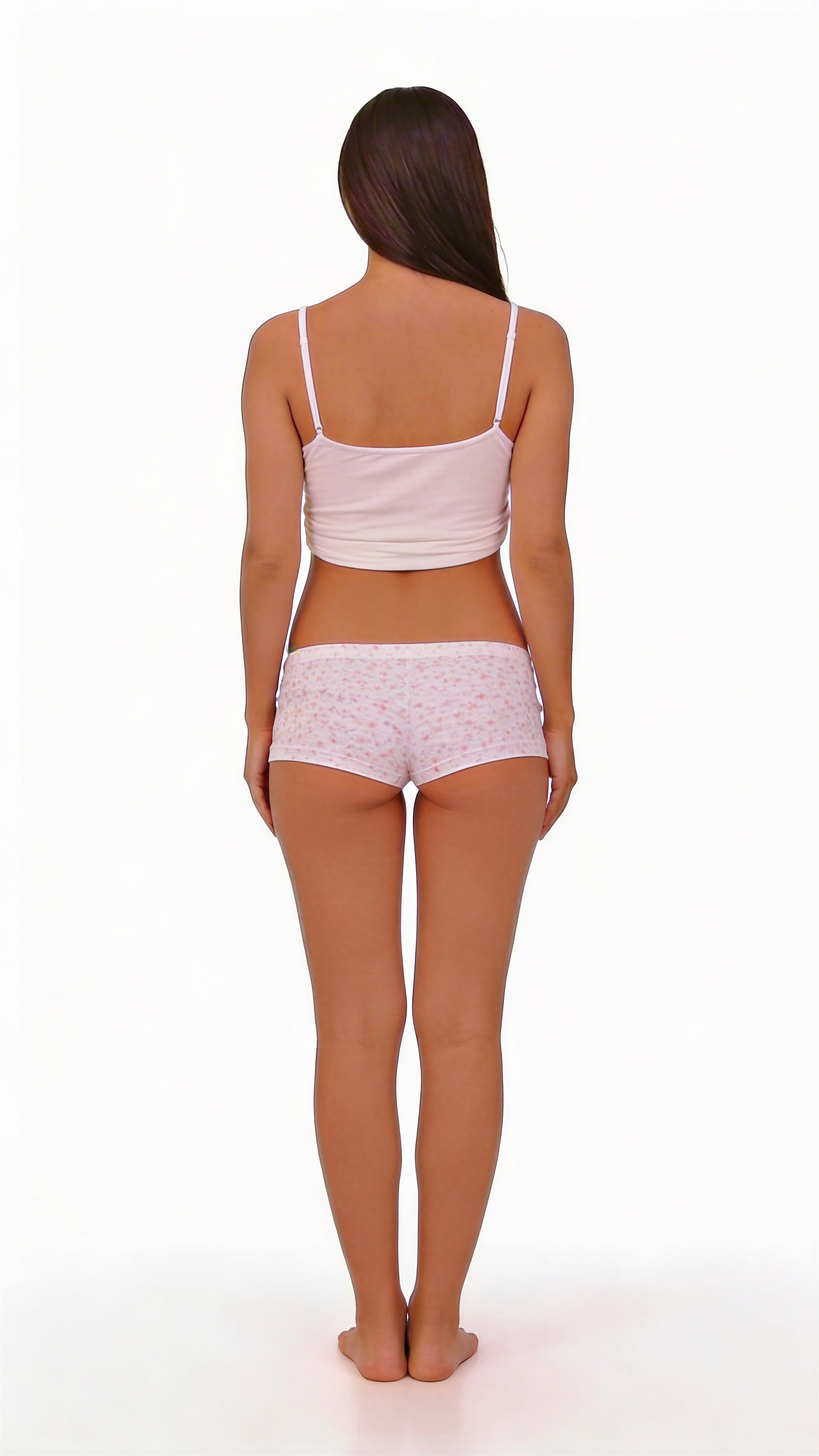 Bóxer corto para mujer estampado