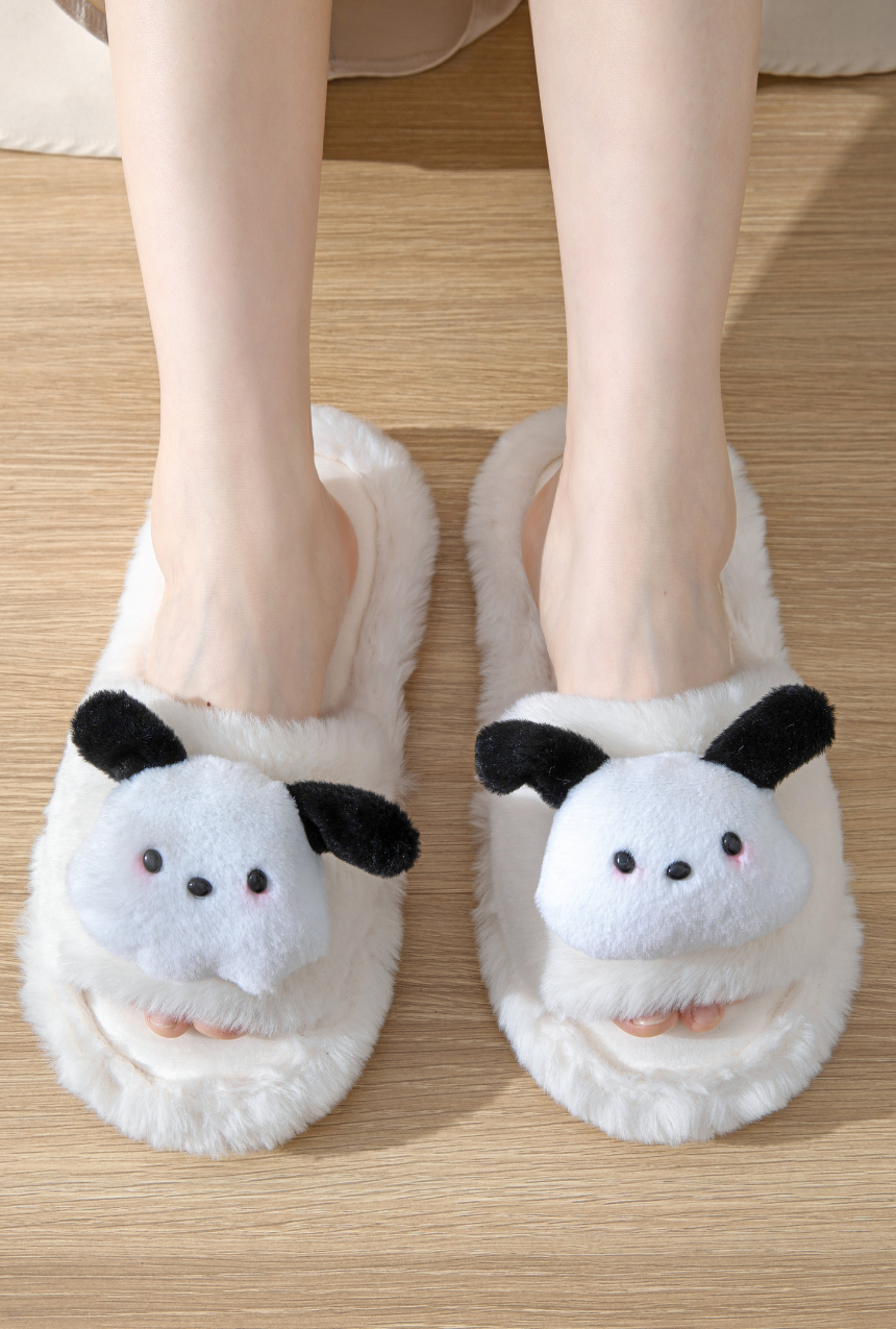 Set de pantuflas Snoopy beige