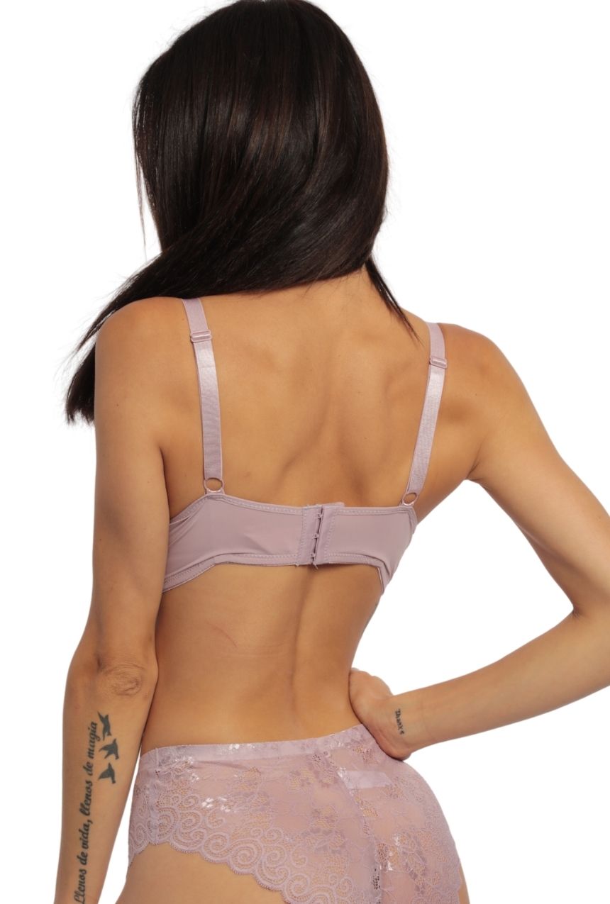 Paquete de 2 Brasier copa clásica con varilla y relleno ligero negro-mauve