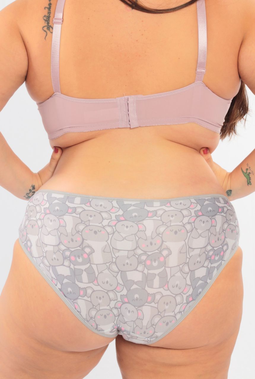 Paquete de 3 calzones tipo bikini con koalas