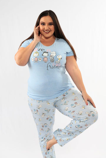 Pijama pantalón Snoopy de dos piezas