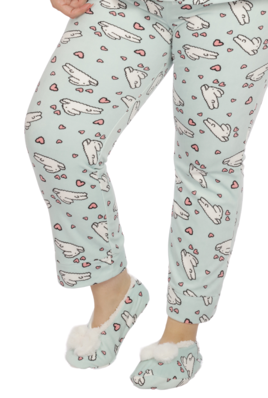 Set de pantuflas conejo nube