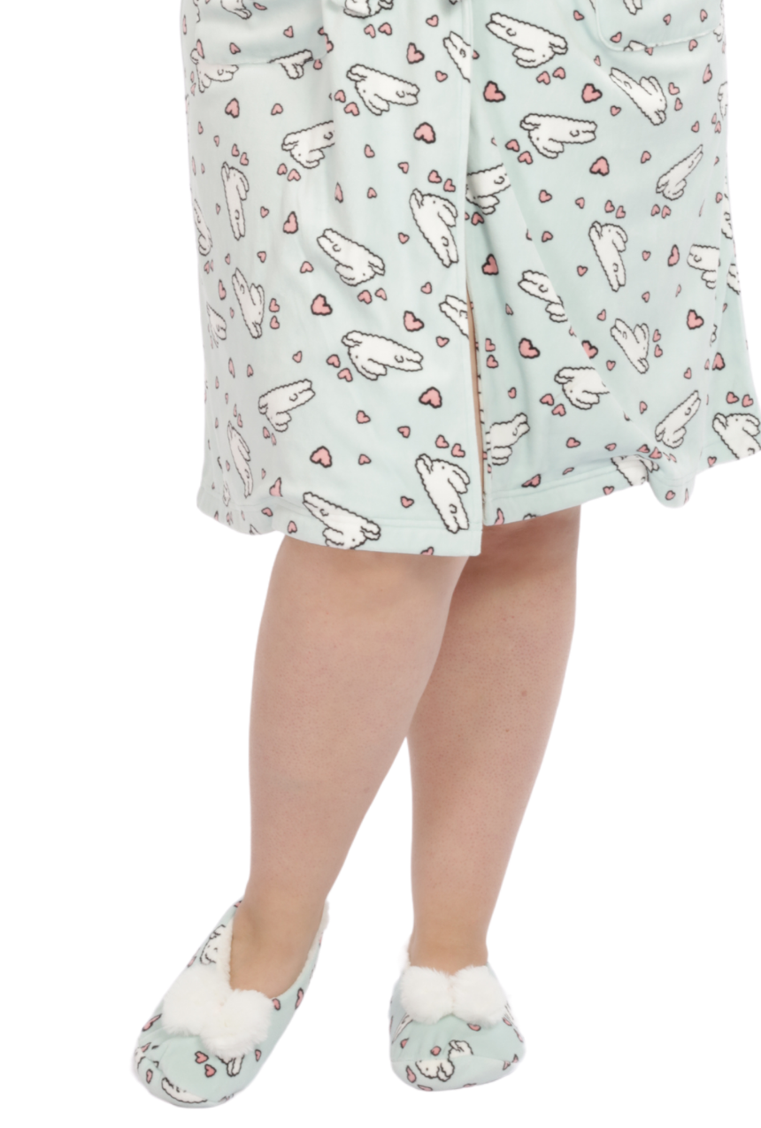 Set de pantuflas conejo nube