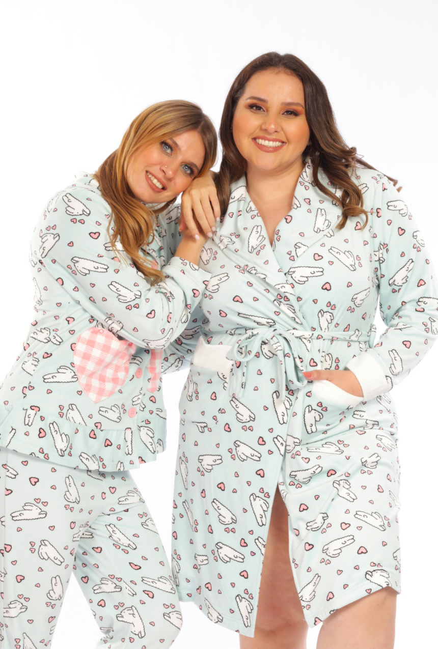 Pijama Bata Conejo Nube.
