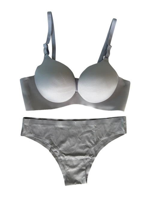 Annie push up sin costuras - Gris