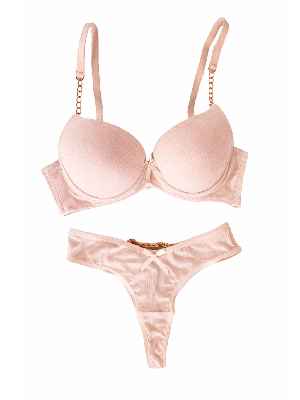 Coordinado de brasier y tanga Julieta crush - rosa