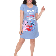 Camisón azúl cielo stitch