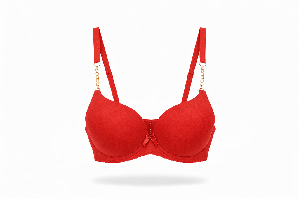 Coordinado de brasier y tanga Julieta crush - rojo
