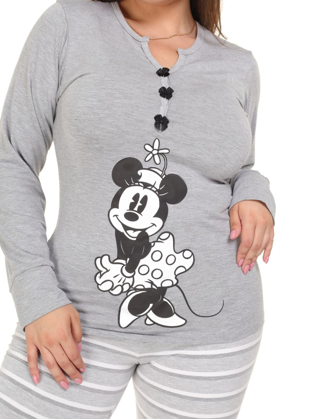Pijama Pantalón con playera manga larga Minnie Mouse.*