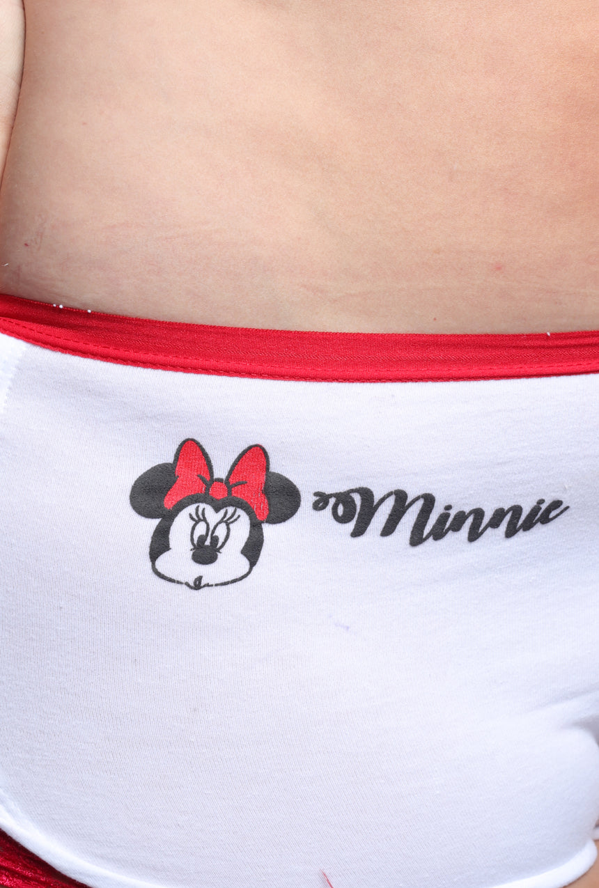 Calzón tipo bóxer con encaje  de Minnie Mouse