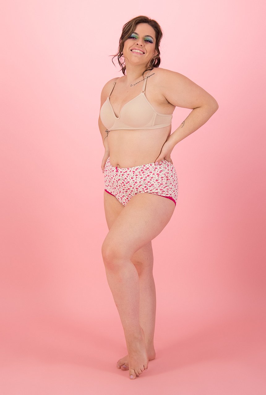 Brasier unicopa premoldeada, sin varilla hecho de algodón